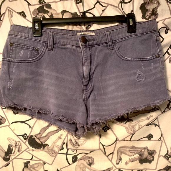 Free People Cut Off Shorts - Picture 1 of 3